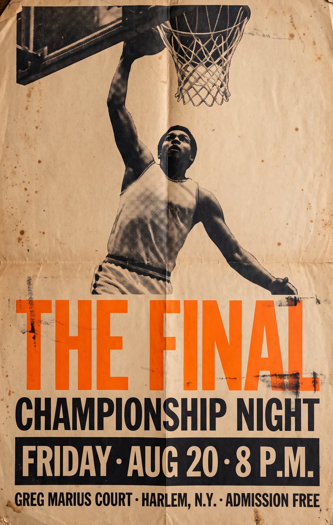 The Final, Friday August 20, 8 p.m.